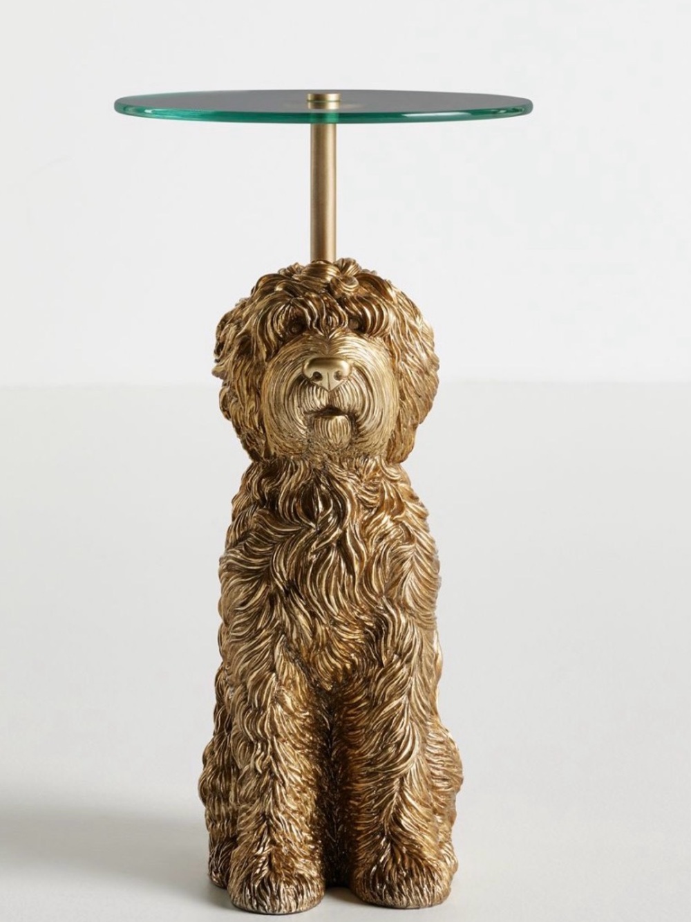 Anthropologie doodle The dog icon side table